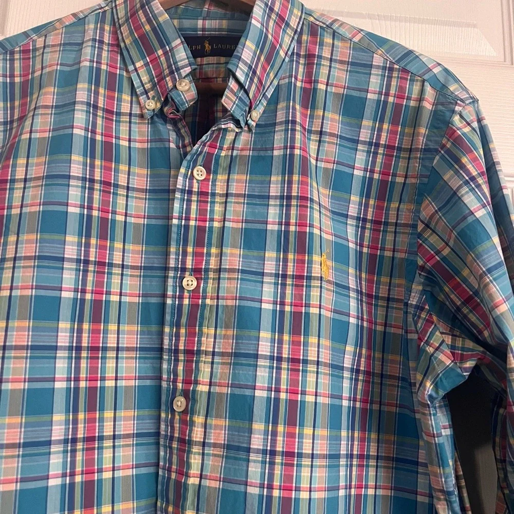Polo Ralph Lauren Plaid Shirt Men's Medium